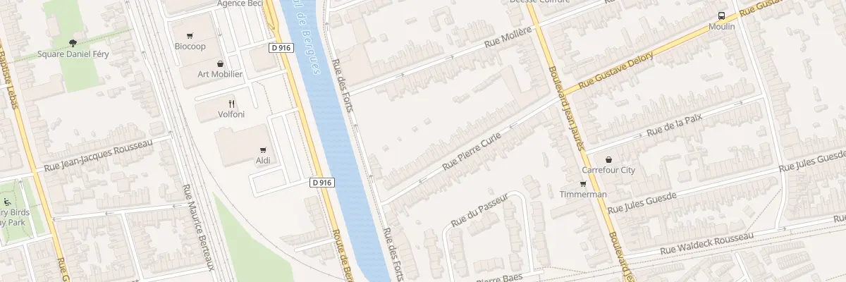 Plan du 42 Rue Pierre Curie à Coudekerque-Branche