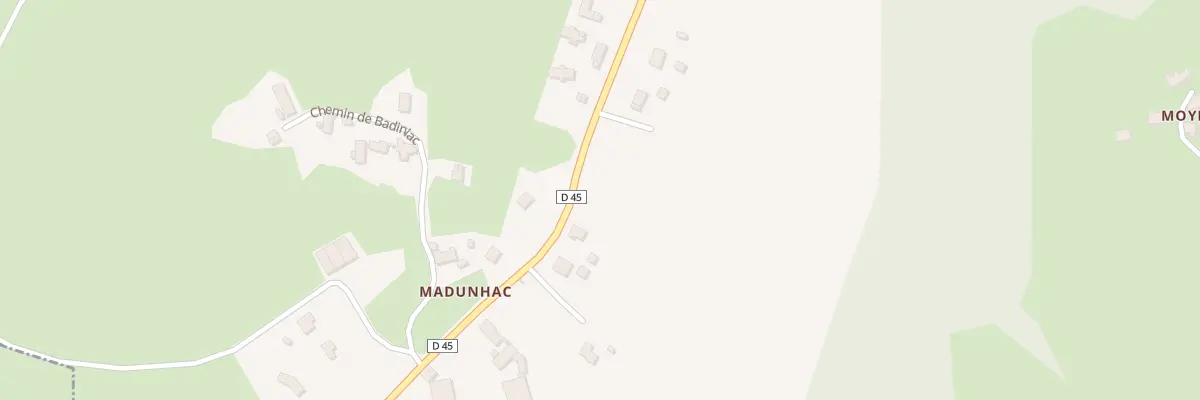 Plan du 26 Rte de Madunhac à Roannes-Saint-Mary