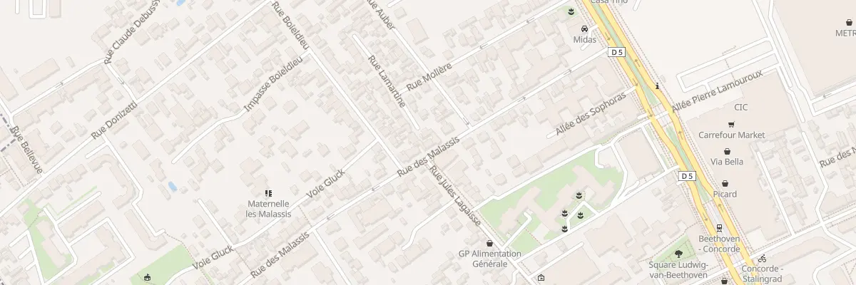 Plan du 22B Rue Malassis à Vitry-sur-Seine