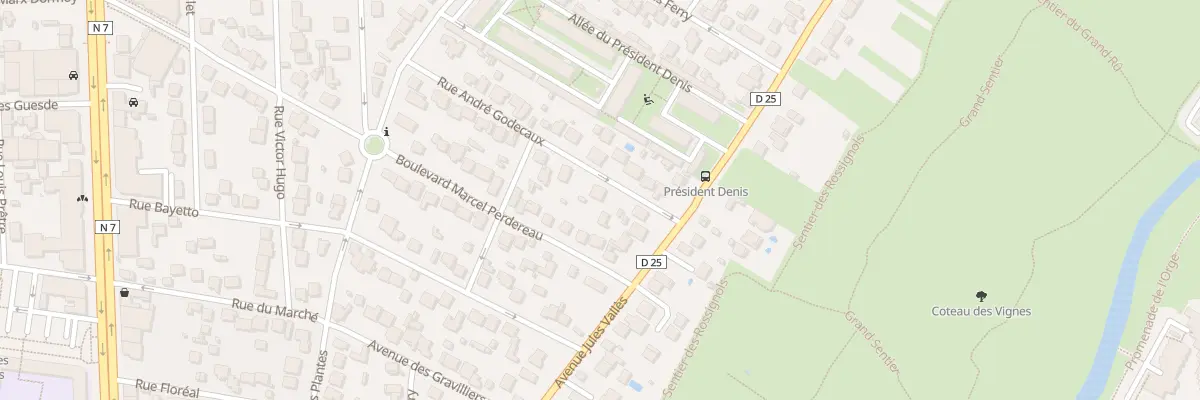 Plan du 5 Rue André Godecaux à Athis-Mons
