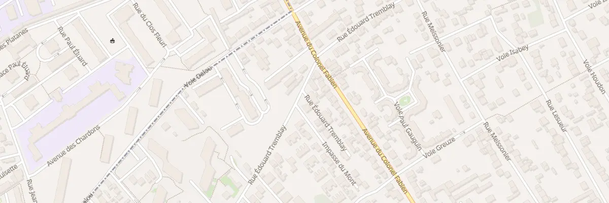 Plan du 113 Rue Edouard Tremblay à Vitry-sur-Seine