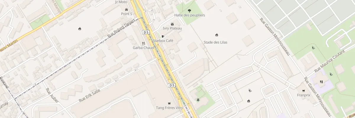 Plan du 158 Bd Stalingrad à Ivry-sur-Seine