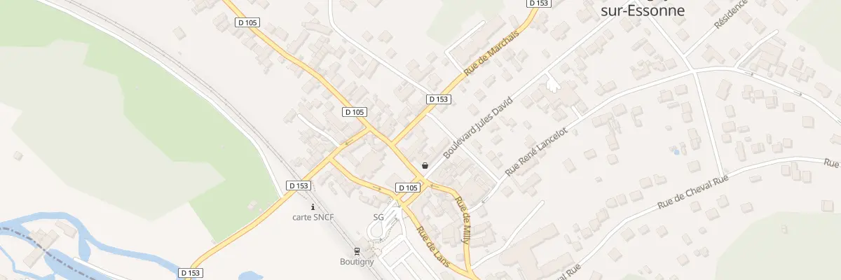 Plan du Vlg à Boutigny-sur-Essonne