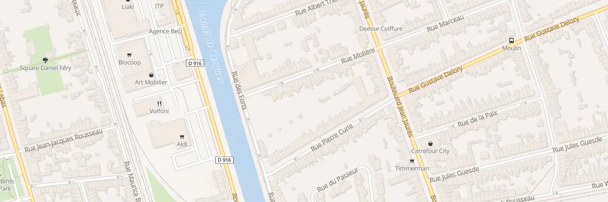 Plan du 14 Rue Molière à Coudekerque-Branche
