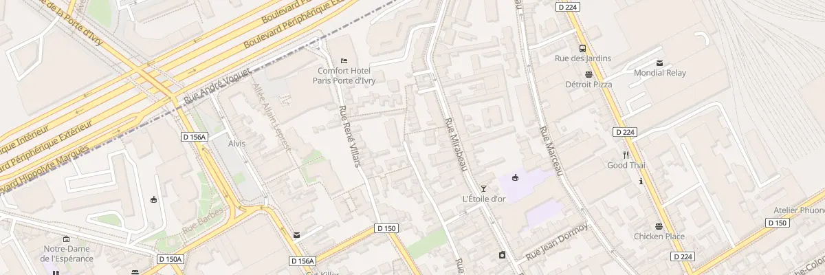 Plan du 42B Rue Antoine Thomas à Ivry-sur-Seine