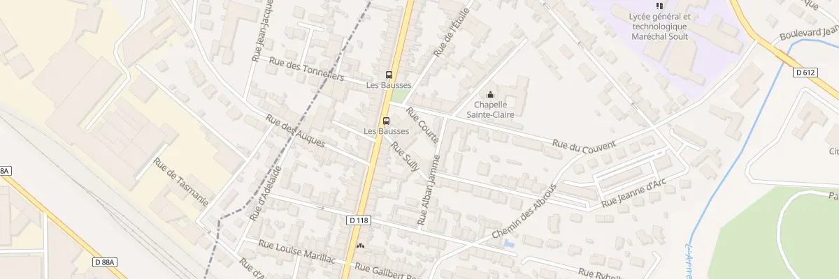 Plan du 7 Rue Sully à Mazamet
