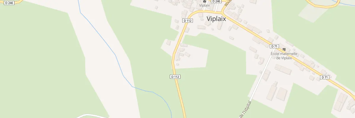 Plan du 13 Rte de Mesples à Viplaix
