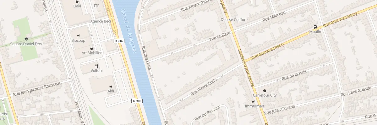 Plan du 16 Rue Molière à Coudekerque-Branche