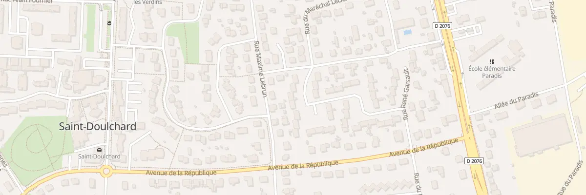 Plan du 37 Rue de la Paix à Saint-Doulchard