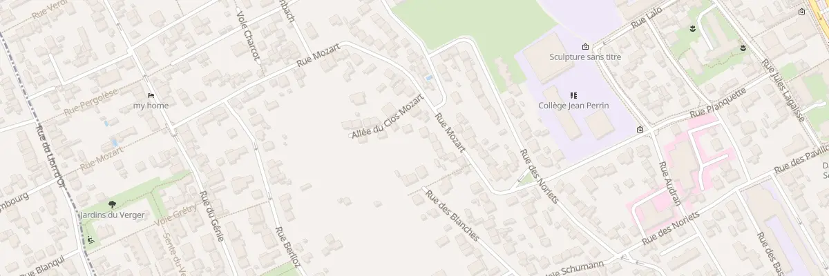 Plan du 33 Rue Mozart à Vitry-sur-Seine