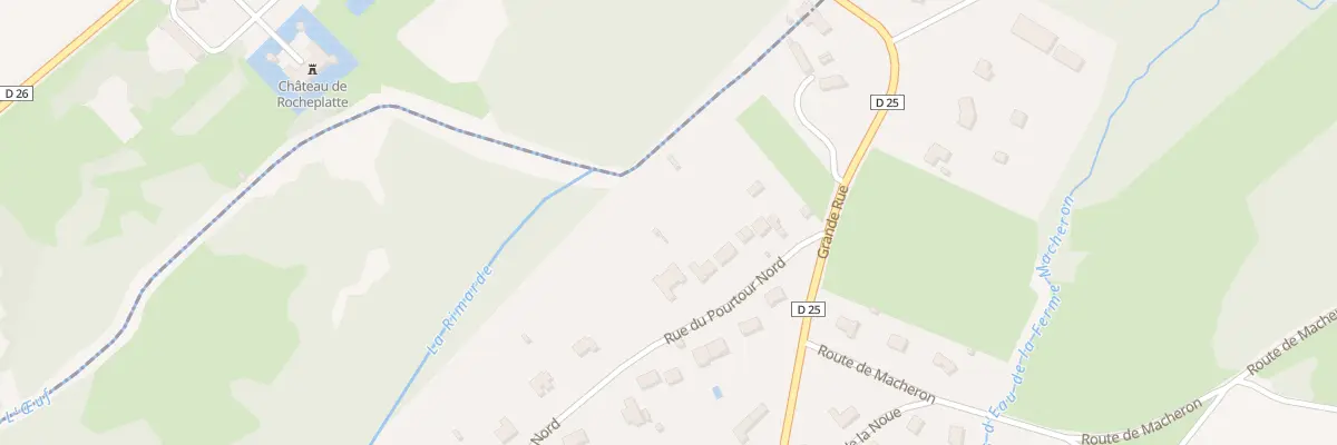 Plan du 16 Rue du Pourtour Nord à La Neuville-sur-Essonne