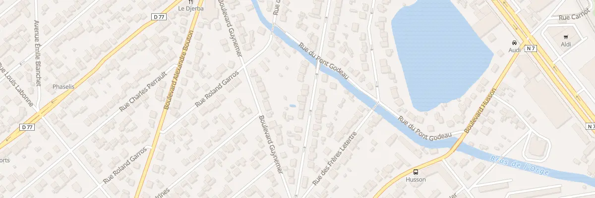Plan du 56 Bd Alsace Lorraine à Viry-Châtillon