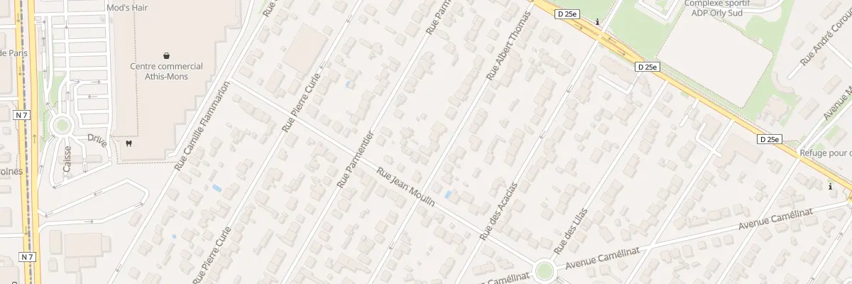 Plan du 34 Rue Albert Thomas à Athis-Mons