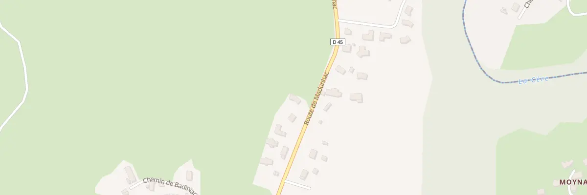 Plan du 29 Rte de Madunhac à Roannes-Saint-Mary
