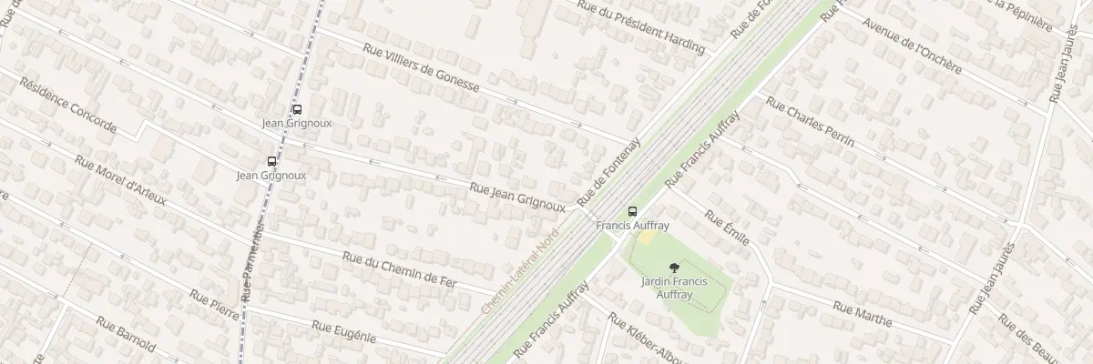 Plan du 6 Rue Jean Grignoux à Stains