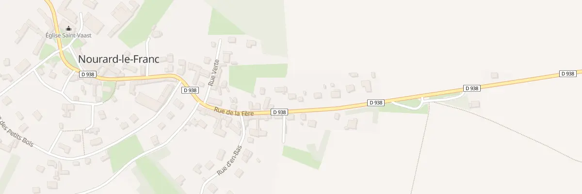 Plan du 303 Rue de la Fère à Nourard-le-Franc