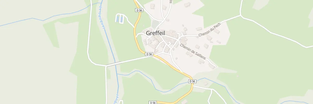 Plan du 2 Rle des Escaliers à Greffeil