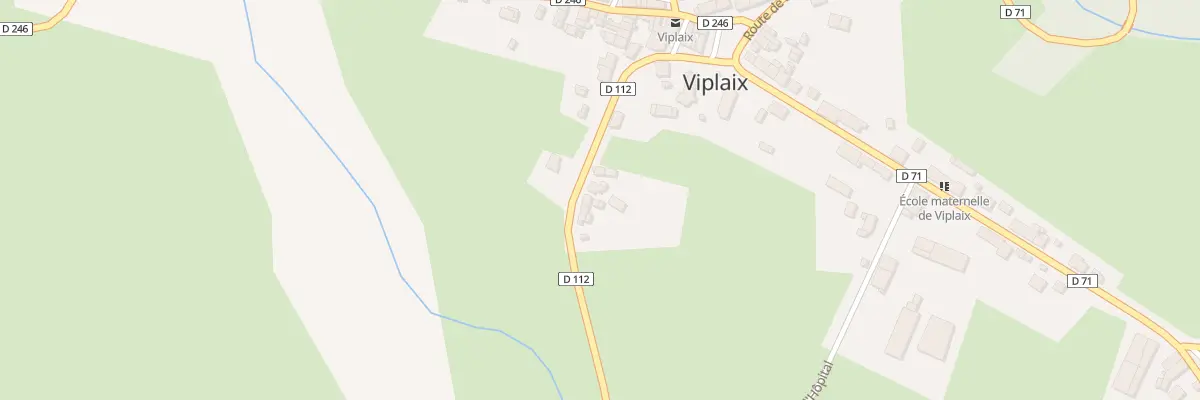 Plan du 9 Rte de Mesples à Viplaix