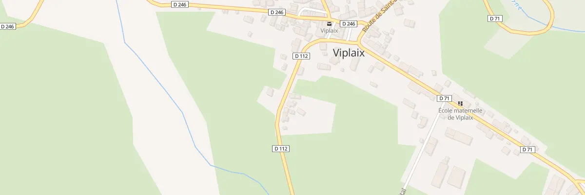 Plan du 7 Rte de Mesples à Viplaix
