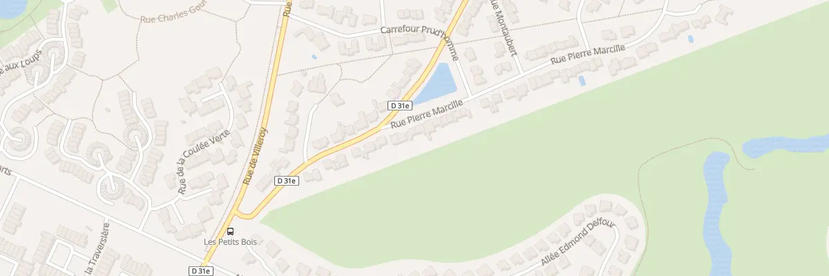 Plan du 6 Rue Pierre Marcille à Bondoufle