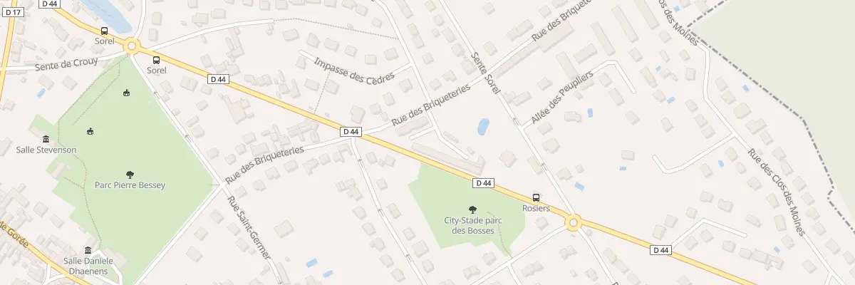 Plan du 24 Rue des Briqueteries à Précy-sur-Oise