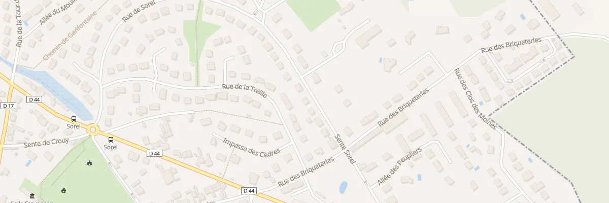Plan du 9 Rue de Sorel à Précy-sur-Oise