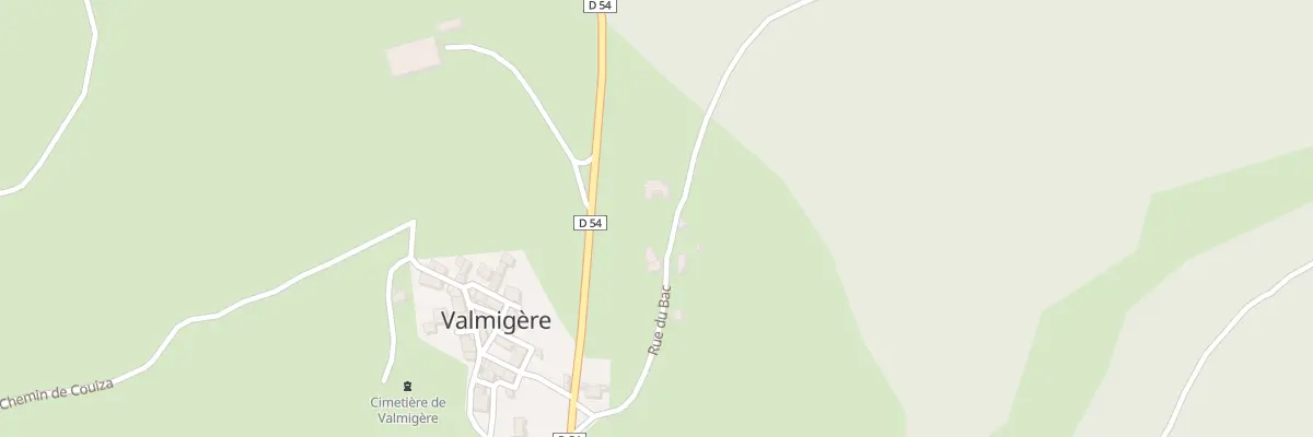 Plan du 10A Le Village à Valmigère