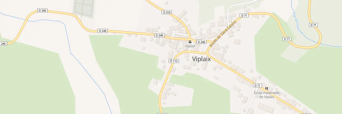 Plan du 24 Rte de Mesples à Viplaix