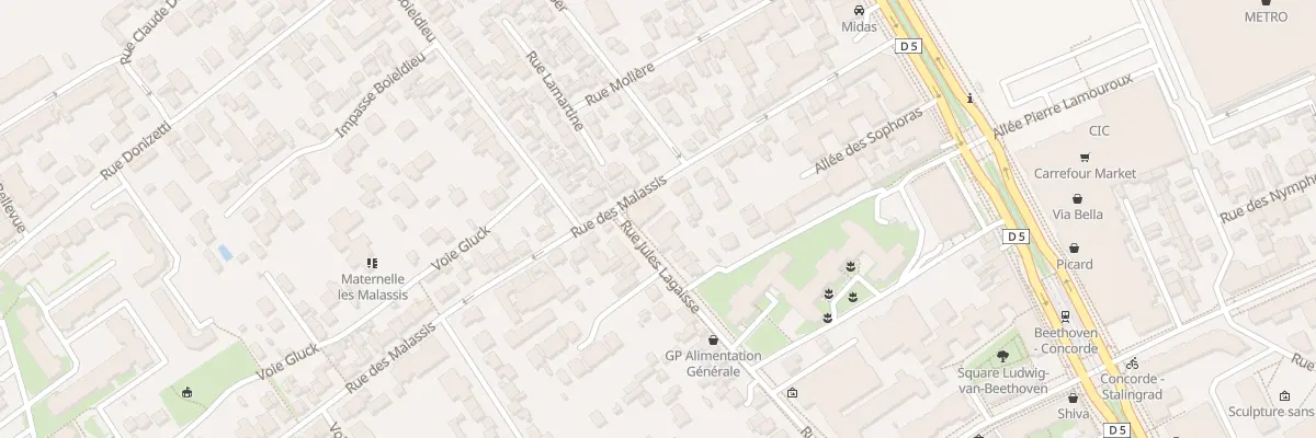 Plan du 122 Rue Jules Lagaisse à Vitry-sur-Seine