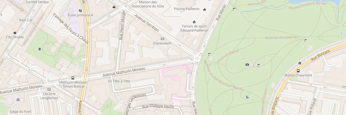 Plan du 57 Av Mathurin Moreau à Paris 19e Arrondissement