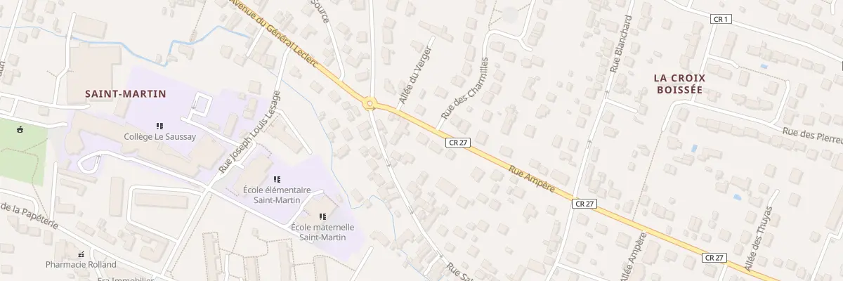 Plan du 53 Rue Ampère à Ballancourt-sur-Essonne