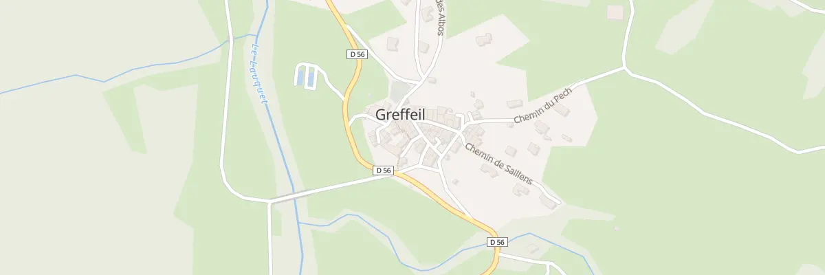 Plan du 5 Rle des Escaliers à Greffeil