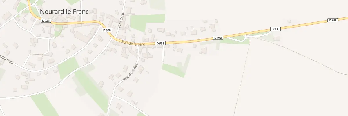 Plan du 320 Rue de la Fère à Nourard-le-Franc