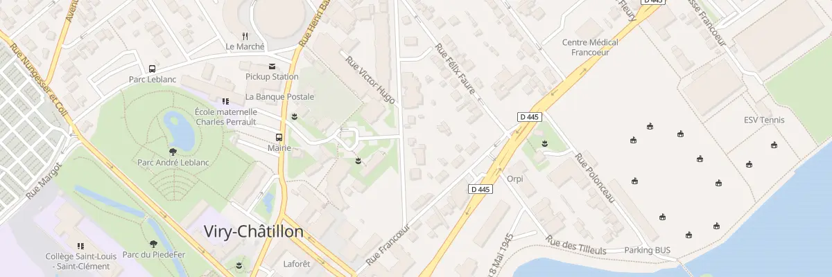 Plan du 31 Av de la République à Viry-Châtillon