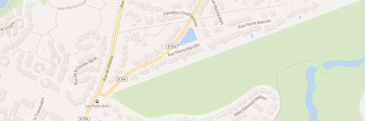 Plan du 8 Rue Pierre Marcille à Bondoufle
