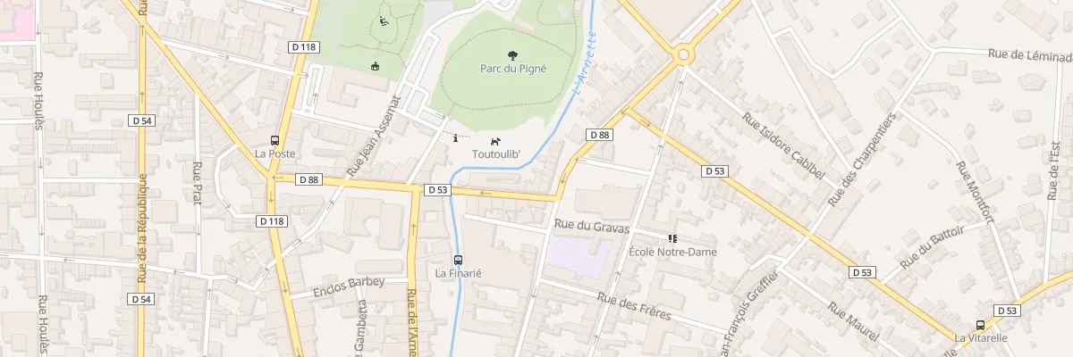 Plan du 31 Rue du Pont de Caville à Mazamet
