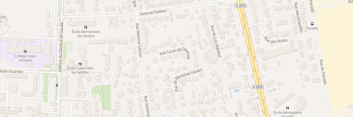 Plan du 8 Rue Louis de Gournay à Saint-Doulchard