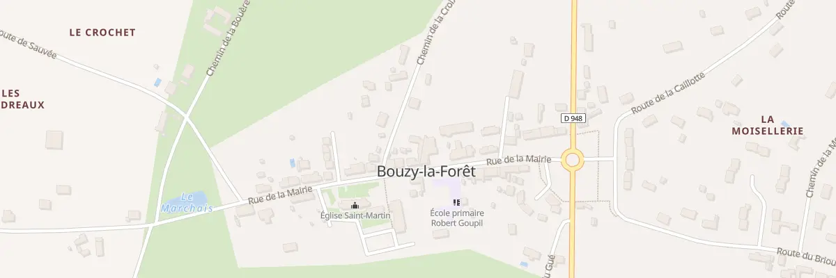 Plan du 20 Rue de la Mairie à Bouzy-la-Forêt