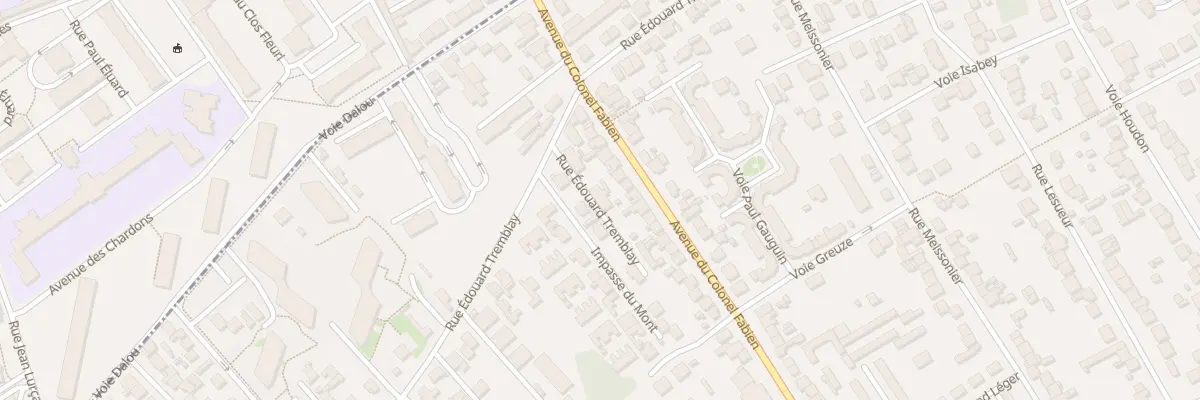 Plan du 111 Rue Edouard Tremblay à Vitry-sur-Seine