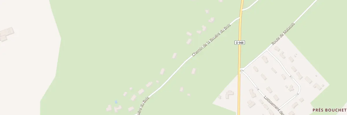 Plan du 20 Che de la Bouère du Bois à Bouzy-la-Forêt