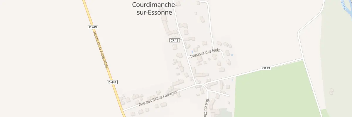 Plan du 7 Rue de la Verderie à Courdimanche-sur-Essonne