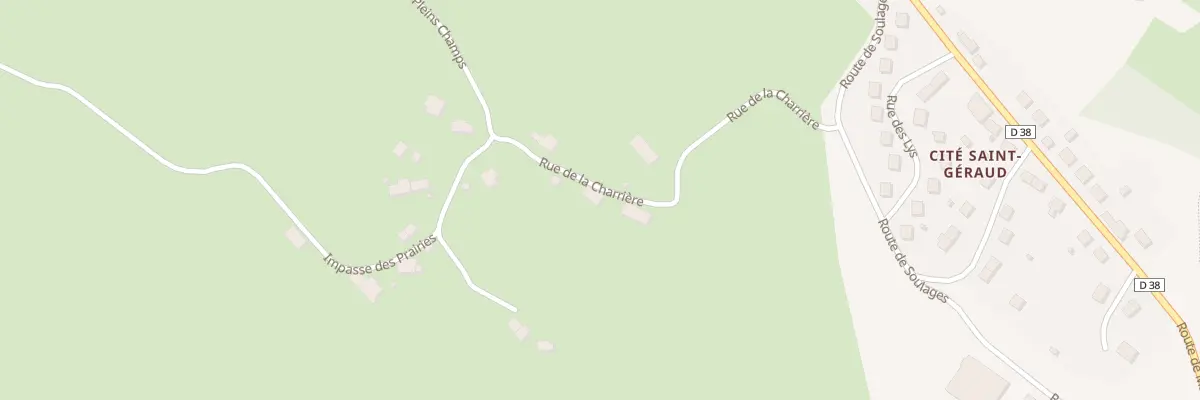 Plan du 5240 Soulages à Drugeac
