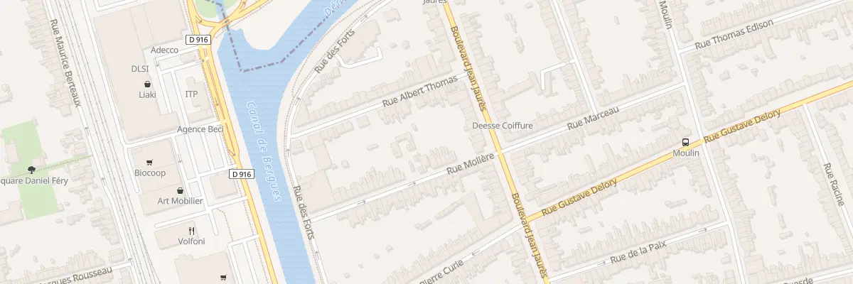 Plan du 43 Rue Molière à Coudekerque-Branche