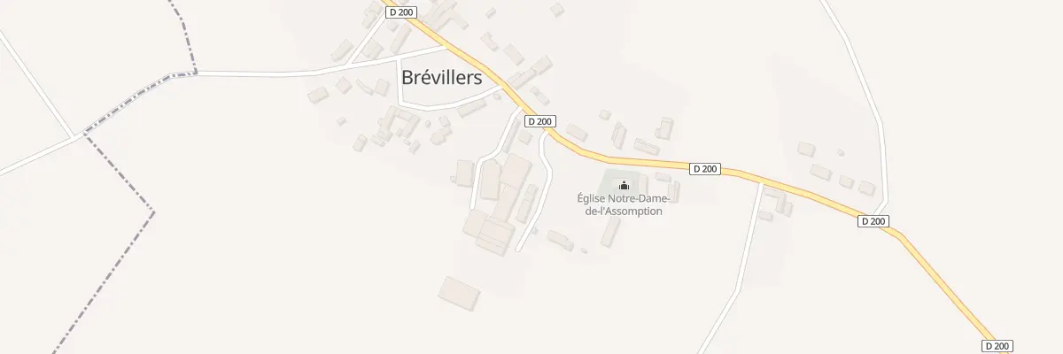 Plan du 5016 Rue de Lucheux à Brévillers