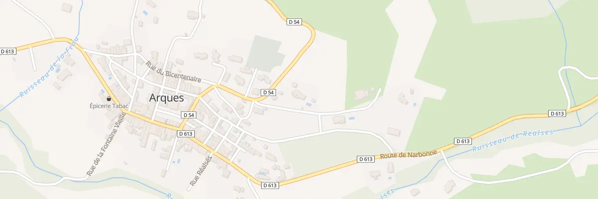 Plan de Che des Causses à Arques