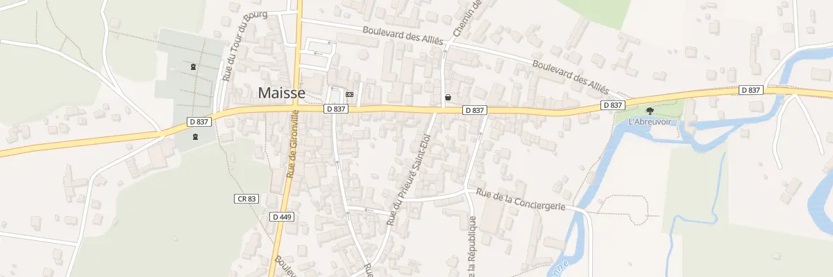 Plan du 4 Rue du Prieure St Eloi à Maisse