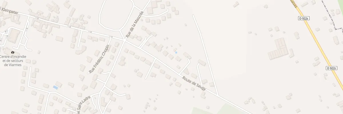 Plan du 13 Rte de Seugy à Viarmes