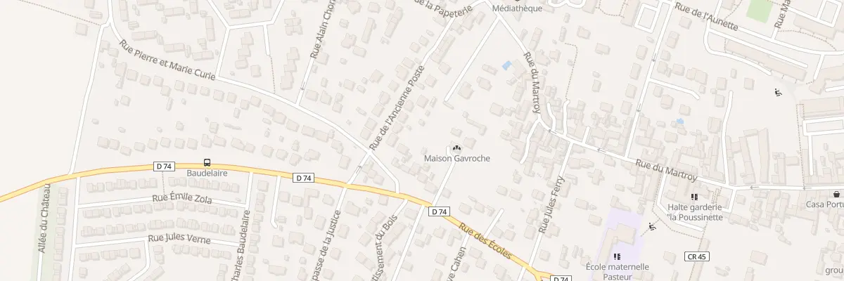 Plan du 6 Rue Pierre et Marie Curie à Ballancourt-sur-Essonne