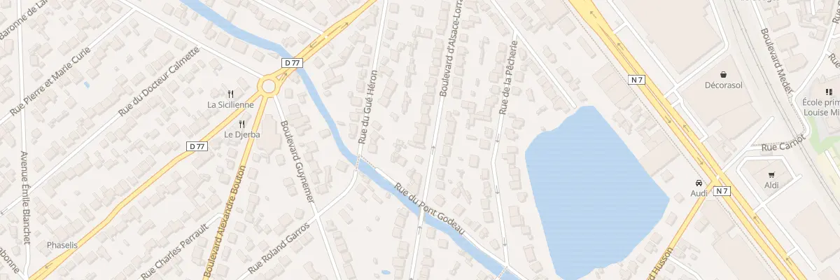 Plan du 36 Bd Alsace Lorraine à Viry-Châtillon