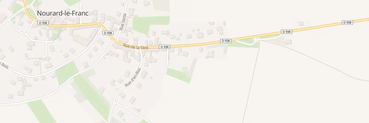 Plan du 336 Rue de la Fère à Nourard-le-Franc